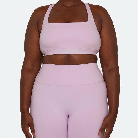Set Active Leggings Sport Racer Box Bra Luxform Basel Pink Lavender Small S